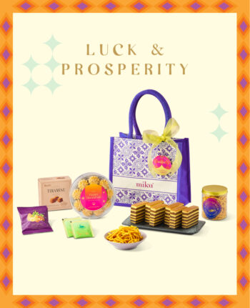 Mika Deepavali basket hamper gift set