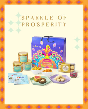 Mika Deepavali basket hamper gift set