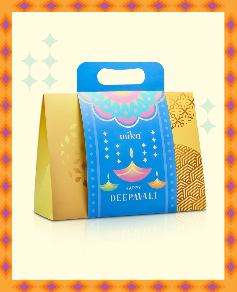 Mika Deepavali basket hamper gift set
