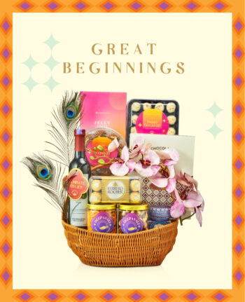 Mika Deepavali basket hamper gift set