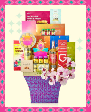 Mika Deepavali basket hamper gift set
