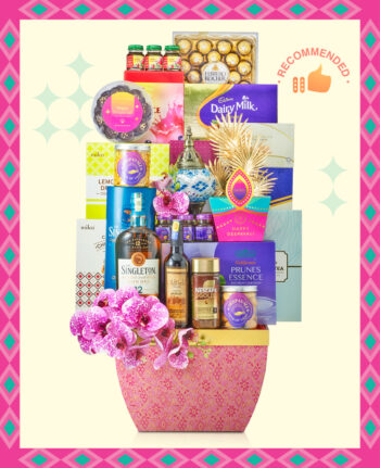 Mika Deepavali basket hamper gift set