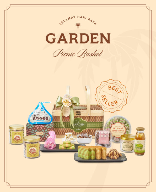 MIKA Raya Gift Set 2024 - Garden Picnic Basket