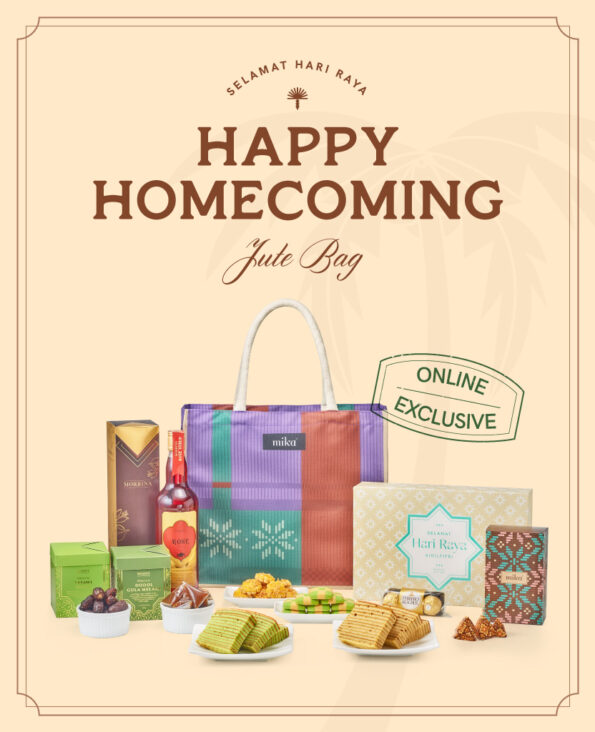 MIKA Raya Gift Set 2024 - Happy Home coming Jute Bag