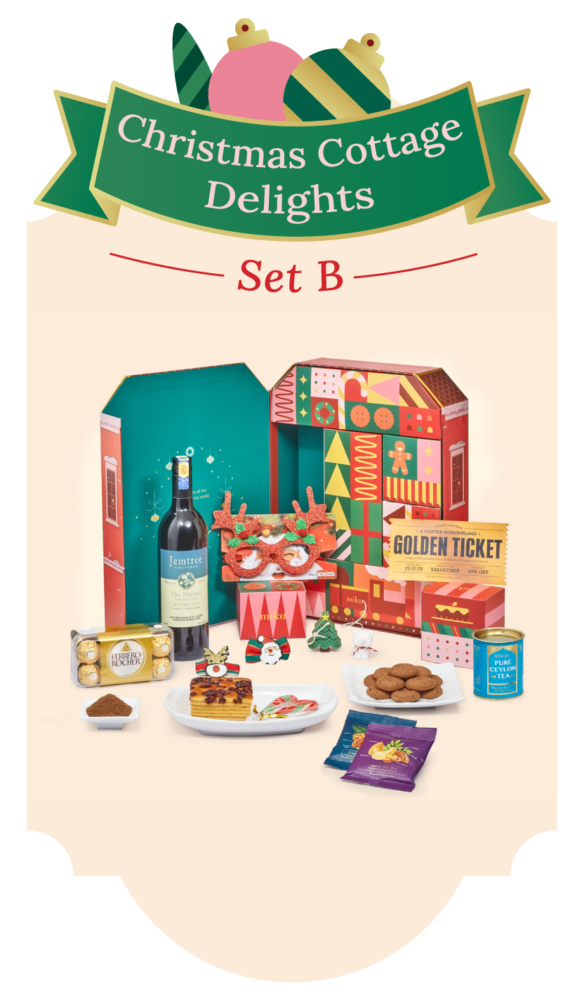 Christmas Cottage Delights Set B Mika Premium Gift Shop